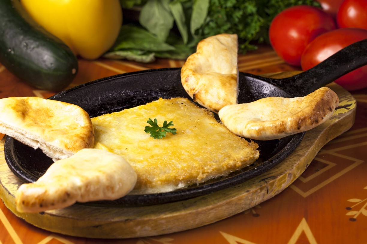 Saganaki (Greek Cheese)