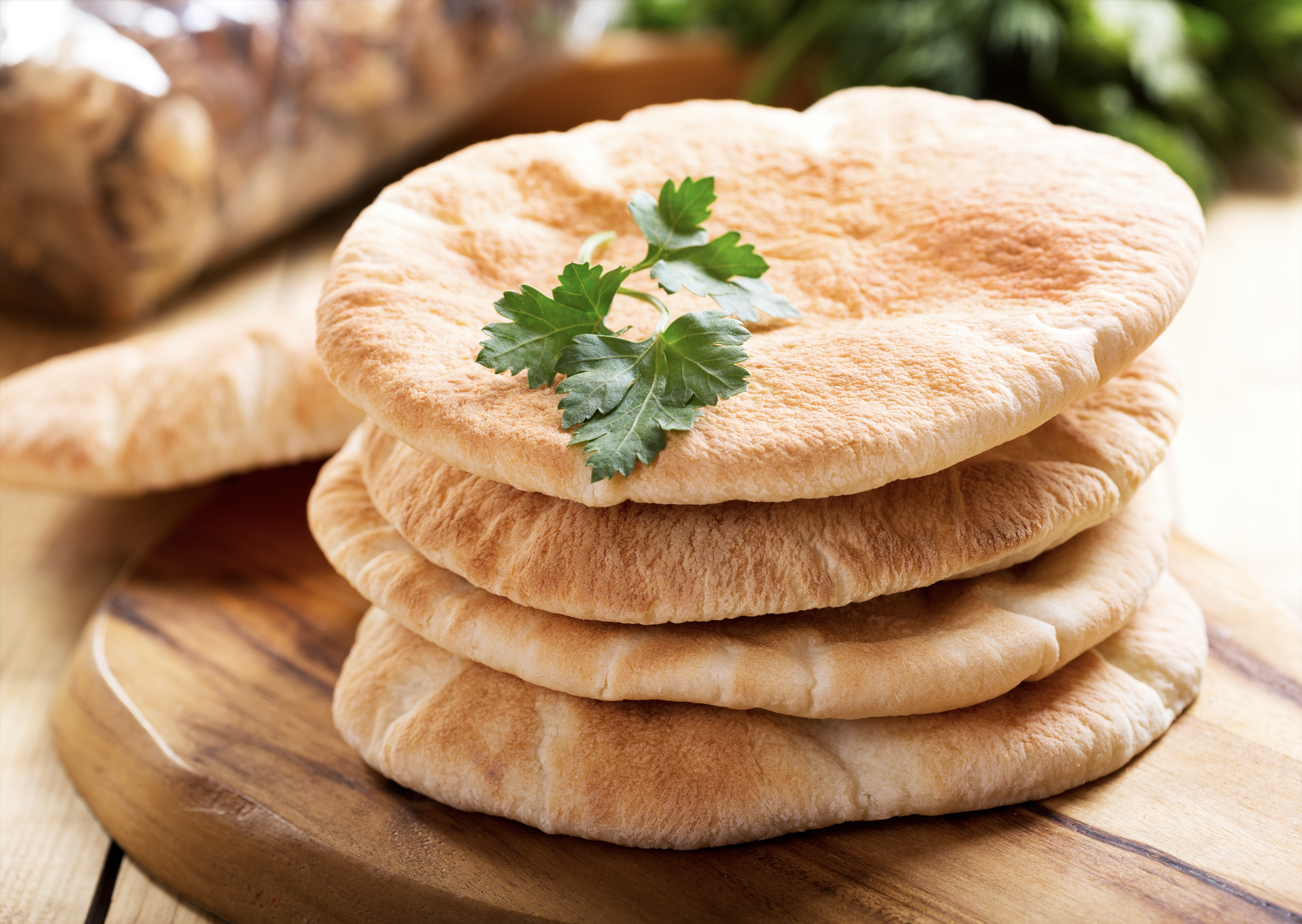 Stack of Pita Bread