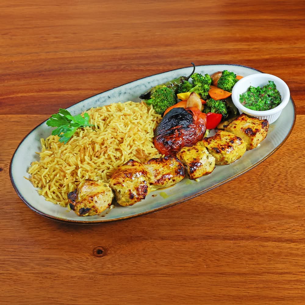 Broiled Chicken Kabob