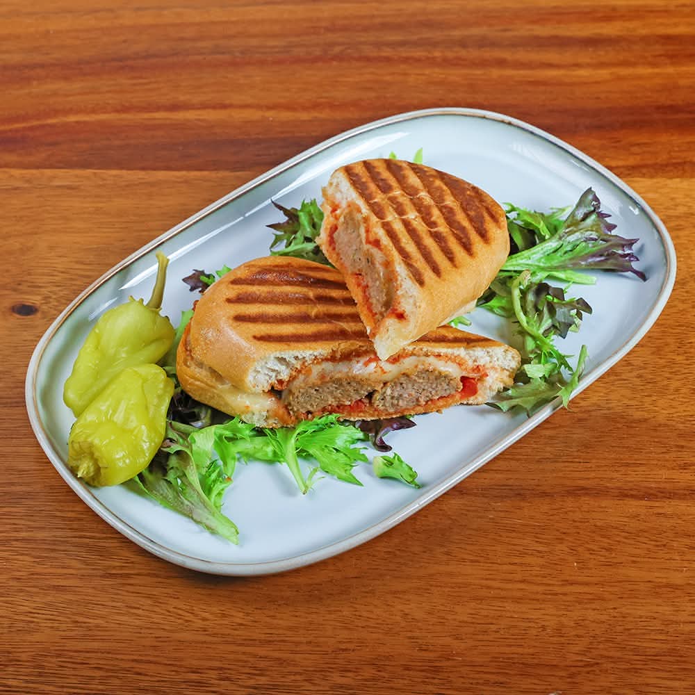 Meatball Parmesan Panini