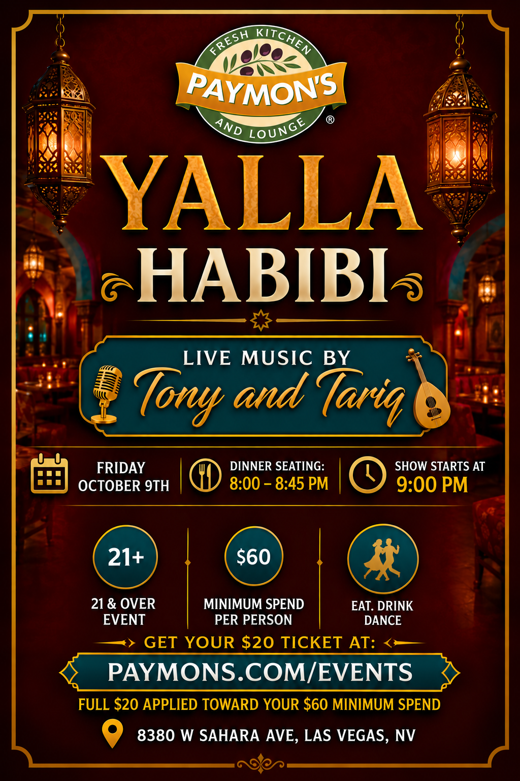 Paymon's Yalla Habib Night